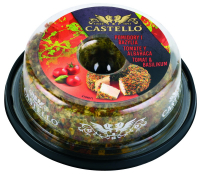 Крем-сир Castello з помідором і базиліком 65% 125г