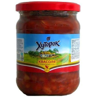 Квасоля Хуторок в томатному соусі 460мл 