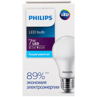 Лампа Philips світлодіодна LED 7W 6500К Е27