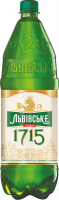 Пиво Львівське 1715 світле фільтроване 4.7% 2,3л