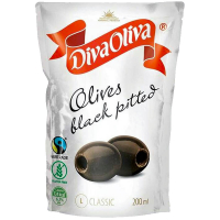 Маслини Diva Oliva без кісточки дой-пак 200мл