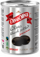 Маслини Diva Oliva Platinum супергігант б/кісточки 800г 