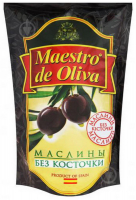 Маслини Maestro de Oliva без кісточки 170мл