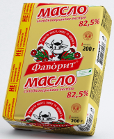 Масло Фаворит солодковершкове екстра 82,5% 200г