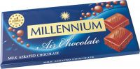 Шоколад Millennium пористий молочний 85г
