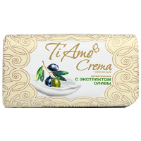 Мило косметичне тверде Ti Amo Crema з екстрактом оливи, 140 г