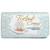 Мило косметичне тверде Ti Amo Crema з екстрактом перлин, 140 г
