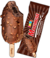 Морозиво Laska Maximuse з какао та арахісом 90г