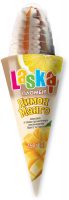 Морозиво Laska Лимон та Манго ріжок 150г