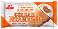 Морозиво Ласунка стакан Великан з вареною згущенкою 100г