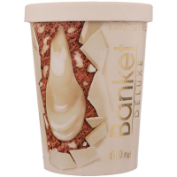 Морозиво Banket Delux з кремовим соусом та конд.глазур'ю Ласунка 600г