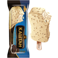 Морозиво Хладик Каштан з темним печивом 75г