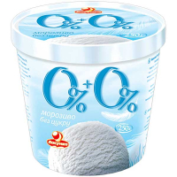 Морозиво Ласунка 0% + 0% 250г