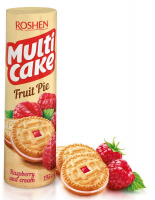 Печиво Roshen Multicake малина-крем 195г