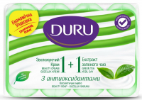 Мило Duru з антиоксидантами крем+зелений чай 4шт*80г