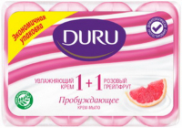 Мило Duru Пробуджующий крем+грейпфрут 4шт*80г