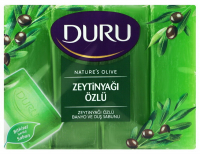 Мило туалетне тверде Duru Natural Olive Оливкова олія 4 шт*150 г