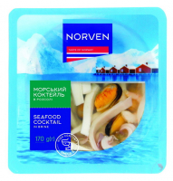 Коктейль морський Norven в розсолі 170г