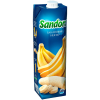 Нектар Sandora банановий з м`якоттю 0,95л