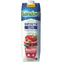 Нектар Sandora яблучно-ягідний с м`якоттю 0,95л