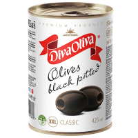 Оливки Diva Oliva чорні ж/б 425мл
