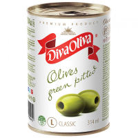Оливки Diva Oliva зелені ж/б 314мл