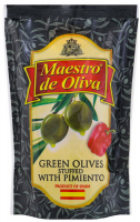 Оливки Maestro de Oliva з перцем п/пак 170г