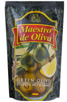 Оливки Maestro de Oliva з лимоном п/пак 170г