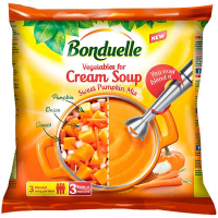 Суміш Bonduelle овочева крем-суп Гарбузовий заморожений продукт 400г