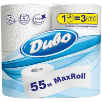 Папір туалетний білий Диво Max Roll, 4 шт.