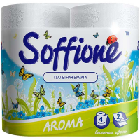 Туалетний папір Soffione Aroma Весняні Квіти, 4 шт.