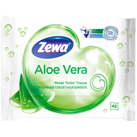 Туалетний папір вологий Zewa Aloe Vera, 42 шт.
