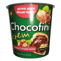 Паста Chocofini Krem шоколадно-горіховий смак 400г