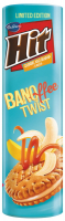 Печиво Hit Banoffee Twist карамель та банан 220г