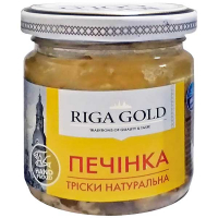Печінка тріски Riga Gold натуральна с/б 85г