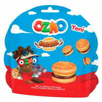 Печиво Ozmo Burger з мол. і шок. крем. та рис.кульк. 40г