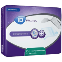Пелюшки гігієнічні iD Protect L Super 60*60 см, 30 шт.