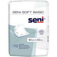Пелюшки поглинаючі Seni Soft Basic 60*60 см, 10 шт.
