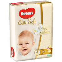 Підгузники Huggies Elite Soft 3 5-9кг 80шт.
