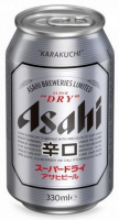Пиво Asahi Super Dry beer in can 0,33л 5,2%