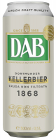 Пиво Dab Kellerbier світле з/б 0,5л