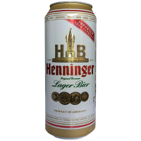 Пиво Henninger Lager ж/б 0,5л
