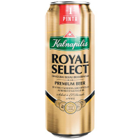 Пиво Kalnapilis Royal Select світле ж/б 0,568л