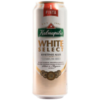 Пиво Kalnapilis White Select світле ж/б 0,568л