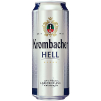 Пиво Krombacher Hell ж/б 0,5л