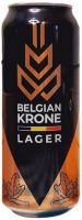 Пиво Belgian Krone Lager світле з/б 0.5л