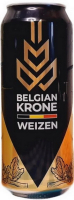 Пиво Belgian Krone Weizen світле нефільтроване ж/б 0,5л