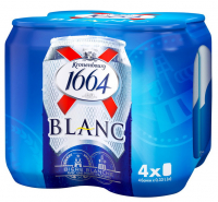 Пиво Kronenbourg 1664 Blanc світле фільтроване пастеризоване 4,8% 0,33л* 4 шт