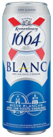 Пиво Kronenbourg 1664 Blanc світле фільтроване пастеризоване 4,8% 0,5л ж/б 