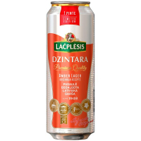 Пиво Lacplesis Dzintara світле 0,5л ж/б